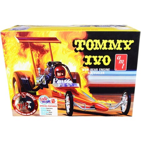 Amt 1-25 Scale Tommy Ivo Rear Engine Dragster Skill 2 Model Kit AMT1253
